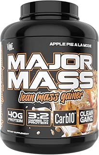 VMI Sports | Major Mass Lean Mass Gainer | Mass Gainer Protein Powder for Muscle Gain | Weight Gainer Protein Powder for Men | Weight Gainer for Women (Apple Pie A La Mode)