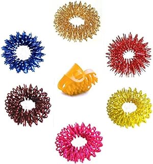Acupressure Sujo Rings Set Of 6 With Acupressure Thumb Pad