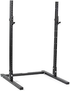 Titan Fitness T-3 Series 73.5" Squat Stand, 1,000 LB Capacity, Short Squat Rack for Home Gym, Space Saving Power Rack with Westside Hole Spacing, J-Hooks