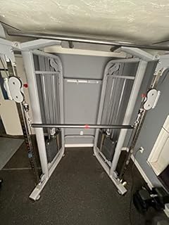 48" Slim Grip 1-1/4" Dual Cable Bar, Dual Hook Straight Bar for Cable Machine, Functional Trainer Straight Bar for Presses, Squats & Rows Gym Cable Attachments Extreme!