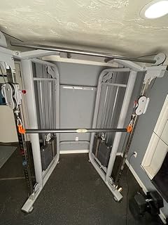 PRO 'LIVE' 42" x 1-1/4" Slim Grip Dual Cable Bar, Dual Hook Straight Bar for Cable Machine, Functional Trainer Straight Bar for Presses, Squats & Rows Gym Cable Attachments Extreme!