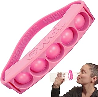 Water Bottle Hydration Tracker - Daily Water Reminder & Goal Setter - Reusable Silicone Band for Fitness, Weight Loss & Hydration Tracking