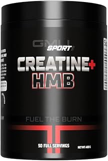GMU SPORT Creatine 2.0 – Creatine + HMB Powder | 50 Servings | 5g Creatine Monohydrate + 3g HMB + Piperine | Muscle Growth, Strength & Recovery Support | Clean, Unflavored Supplement for Men & Women