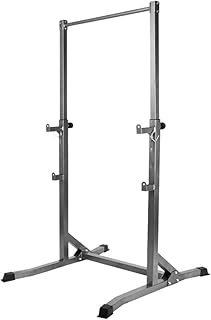Fitness Power Rack Squat Rack Bench Press Horizontal Bar Fitness Equipment Adjustable Multifunctional Household Pull-up Lifter Squat Cage Home Gym
