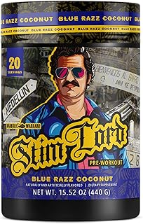 Anabolic Warfare Stim Lord, Pre-Workout (Blue Razz Coconut - 20 Servings)