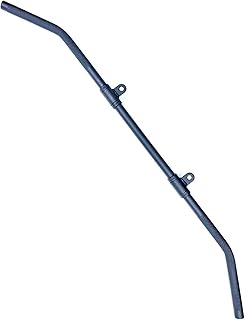LAT Pulldown Bar 2 Hooks for Dual Pulley Cable Machines, Functional Trainer Dual Cable Machine Attachment