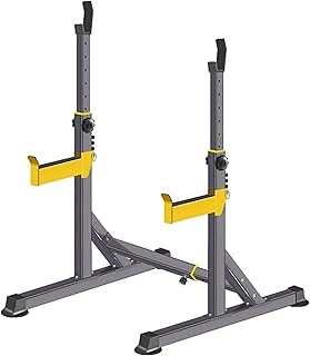Multi-Function Barbell Rack Dip Stand Home Gym Fitness Adjustable Squat Rack Weight Lifting Bench Press Dipping Station