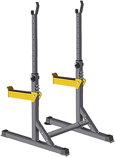 Weightlifting frame Multi-Function Barbell Rack Dip Stand Height Adjustable Barbell Stand Weight Lifting Rack Gym Family Fitness Squat Rack Weight Lifting Bench Press Dipping Station Multifunctional