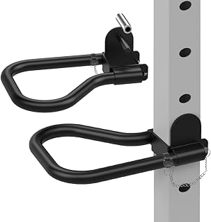 Kipika Power Rack Attachment for 5/8" & 1" Holes - Heavy Duty Home Gym Equipment for 2x2 or 3x3 Squat Rack, Adjustable and Easy to Install