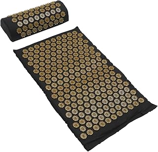 2pcs Acupressure Massage Mat Set Pillow and Bag Comfortable Massage Cushion for Full-Body Relaxation Portable Skin-Friendly for Home Use and Travel