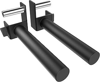 Synergee Weight Plate Storage Peg for Power & Squat Racks. Fits 2x2, 2x3 & 3x3 Racks. Rack-Mounted Plate Holder for Olympic Weight Plates.