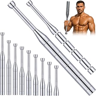 30 Lbs Adjustable Macebell Indian Club for Strength Training 9-in-1 Bell Steel Club for Training Full Body, Muscles, Shoulder, Grips, Forearm Workout in Home Gym Weighted