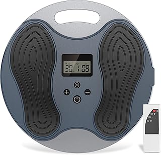 EMS Foot Stimulator, Rechargeable EMS Foot Massager for Neuropathy, TENS & EMS Foot Circulation Stimulator for Pain Relief/Circulation/Plantar Fasciitis, 1.5KG Thin Remote Electrical Muscle Stimulator