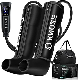 KNQZE Air Compression Recovery System, Foot and Full Leg Recovery Boots with Dynamic Pressure for Fast Therapy, Professional Device for Circulation and Pain Relief
