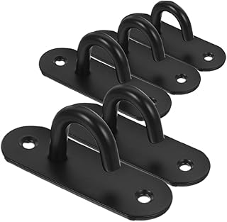 5pcs Stainless Steel Wall Mount Exercise Anchor Space Saving Workout Hooks Resistance Band Anchor Home Gym Workout Band Holder