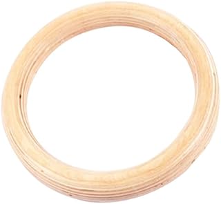 Birch Fitness Rings – Gym Training Rings, Wooden Fitness Circles, Exercise Rings | Birch Wood 28mm 32mm Diameter for Home Gymnastics and Professional Training (Rope Not Included)