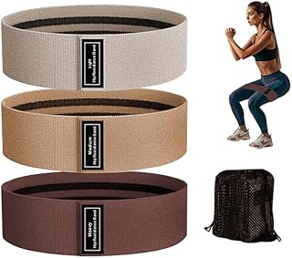 Fabric Resistance Bands for Working Out Stretch Bands for Booty Used for Fitness and Home Exercises Legs Exercise Bands Pilates Workout Bands for Women and Men