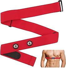 Heart Rate Monitor Chest Band for Polar H10 H9 H7, Adjustable Waterproof Replacement Chest Strap Compatible with Polar Garmin