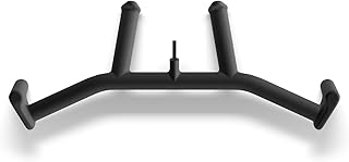 Mikolo 2-in-1 Lat Pulldown Bar, Narrow and Wide Grip Lat Pull Down Attachments for Home Gym,Neutral Grip Cable Machine Attachments for Back and Upper Body Training