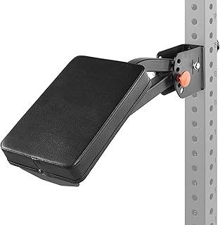 Adjustable Squat Rack Accessories, Chest Support Power Rack Attachment for Most Power Racks with 18mm/26mm Holes, Weighs 24.2 lbs