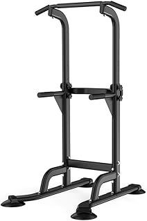 Pull Up Bar Power Tower Dip Bar Pull Up Stand Dip Station Multi-Function Workout Station Fitness Equipment Home Gym Machine