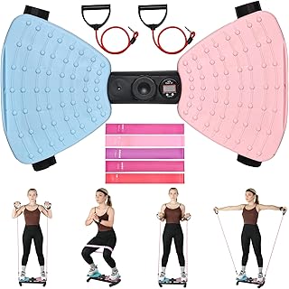 Ab Twister Trainer – Smart LED Digital Monitor, 330LBS Capacity, 20dB Ultra-Quiet Waist Twister Machine, Anti-Slip Home Gym Equipment for Women & Men, Belly Fat Workout Tool for Core Fitness