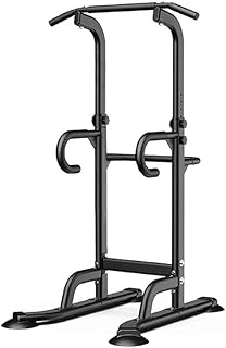 Pull Ups Power Tower Adjustable Exercise Equipment Dip Station Pull Up Bar Strength Training Multi-Function Push Up Workout Fitness Stand Home Gym