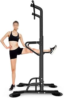 Pull Ups Power Tower Dip Station Pull Up Dip Stands Multi-Function Home Strength Training Fitness Workout Station Height Adjustable for Men and Women
