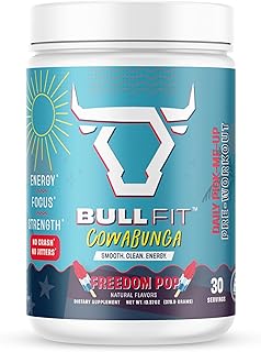 Pre Workout Powder, Pre-Workout Support for Men & Women, L Citrulline, Creatine, Beta Alanine & Electrolytes, Powdered Drink Mix with No Sucralose & Zero Sugar, 30 Servings (30 Srv, Freedom Pop)
