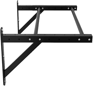 Pull-Up Bars Wall-Mounted Horizontal Bars-Parallel Bars, Steel Upper Body Exercise Suspension Bar, Adjustable Distance from The Wall, Safe Load 300Kg