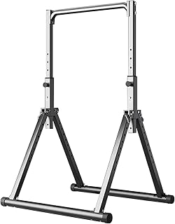 Freestanding Pull Up Bar Foldable Power Tower Dip Station Adjustable Dip Bar Strength Training Equipment For Home Gym Support 1100lbs Black