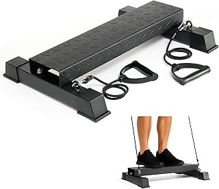 Heavy Duty 4-in-1 Calf Raise Machine & Squat Wedge Board - Anti-Slip Steel Calf Raise Block, Calf Stretcher, Foot Wedge for Home Gym, Calf and Leg Workout Equipment