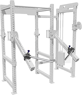 Power Cage Squat Rack Attachments Accessories for Home Gym Strength Training Exercise Equipment, Adjustable Lever Arms for 3" x 3" Power Racks with 1" Holes(45cm)
