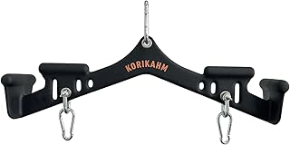 KORIKAHM Multi-Grip LAT Pulldown Attachments, LAT Pull Down Bar, Cable Machine Attachment for Back Muscles Training, Tricep Strength Training Bars Gym Handles for Home Gym Fitness