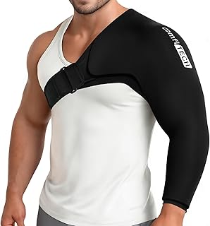 ComfiTECH Shoulder Arm Ice Pack Wrap for Pitchers, Ice Arm Sleeve for Volleyball Player, Athletes, Flexible Cold Application for Throwing Recovery, Elbow Joint and Muscle Relaxation & Daily Use, XL