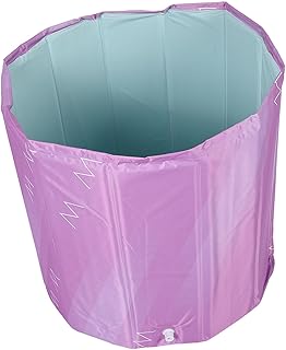 Yosoo Foldable Cold Hot Bath Tub, Portable Ice Hot Bathtub for Home Outdoor Sports with 7 Insulation Layers Designed for Athletes (80cm)