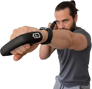 Shadowboxing Dumbbells Set (4 Weights) - 1lb & 2.2lb D-Shaped Knuckle Weights for Speed & Form - Ergonomic Neoprene Hand Weights for Boxing, MMA, Running & Heavy Bag - App Compatible