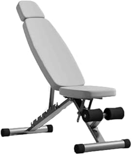 Foldable Dumbbell Chair and Weight Bench, Adjustable Backrest in 7 Positions, Sit Up Exercise Equipment for Home and Commercial Gym