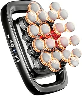 20 Head Massage Gun Deep Tissue Percussion Massager with 3 Modes&30 Intensities-Muscle Massage Gun for Back/Shoulder/Foot/Body/Hand Muscle Pain Relief,Birthday Gifts for Men Dad Husband(SG)