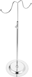 STOBAZA Multi-Functional Metal Towel Storage Rack and Bag Hanging Holder, Stainless Steel Vanity Countertop Hand Towel Rack for Bathroom Organization and Display