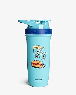 Smartshake Reforce Stainless Steel Protein Shaker Bottle 900 ml | 30 oz - Leakproof Screw-on Lid - BPA Free - Unisex - Chum Bucket