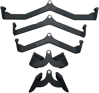 Gym Home T-Bar Pully Cable Machine Attachment Triceps Blaster Bar Handle Grip for LAT Pull Down Accessories