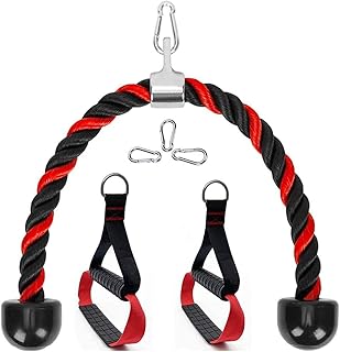 Tricep Press Down Cable Attachment Set, Machine Attachments for Gym,for Home Pulldown System Accessories