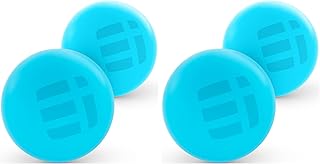 Massage Lacrosse Balls for Myofascial Release - Trigger Point Therapy Ball Set for Deep Tissue Relief - Foot Massage Ball Roller for Plantar Fasciitis - 4 Pack (Electric Blue)