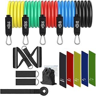 Resistance Bands Set Fitness Workout Gym Pull Rope Yoga Latex Tube Sports Exercise Equipment for Home