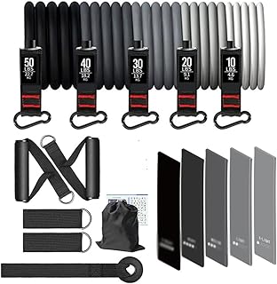 Resistance Bands Set Fitness Workout Gym Pull Rope Yoga Latex Tube Sports Exercise Equipment for Home