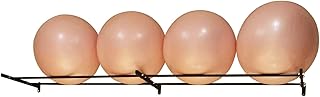 Ball Storage Organizer Rack Wall Mounted Yoga Ball Holder, Indoor Exercise Ball Storage Rack Stand Organizer Shelf for Slam Balls Stability Medicine Balls Adjustable, Iron Heavy Duty Frame