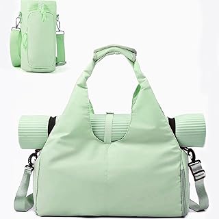 Yoga Mat Bag, Sport yoga Gym Bag for women, Lightweight yoga mat bag carrier with Yoga Strap, Carryall Yoga Tote Bag