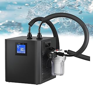 Cooling System Water Chiller,Cold Plunge for Home Recovery Unit,1/3 Horsepower Water Chiller,for Ice Bath Tubs - Cold Plunge for Home Recovery Unit Singlepump