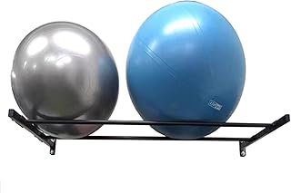 Indoor Balls Display Stand Wall Mounted Exercise Ball Holder for Medicine Therapy Stability Barre Ball Balance Balls Equipment Organize